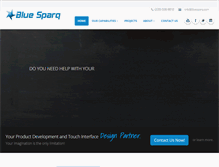 Tablet Screenshot of bluesparq.com